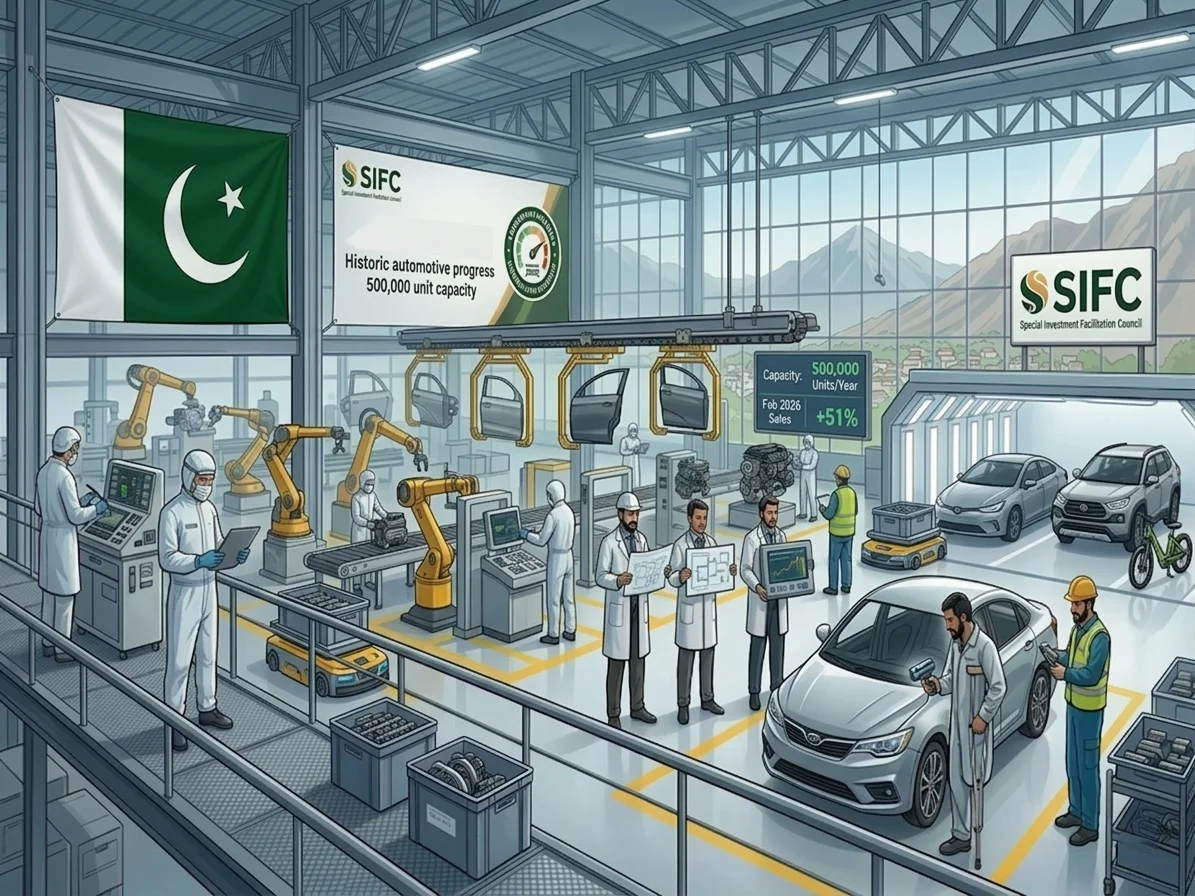 Pakistan's auto sector on the path of rapid growth, significant increase in production and sales