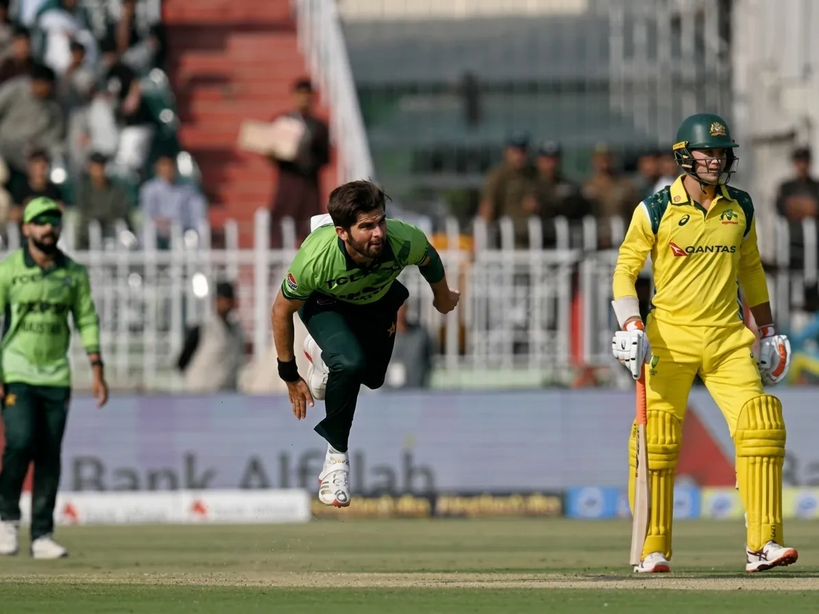Shaheen Shah Afridi sets a unique record by taking a wicket on his first ball as captain