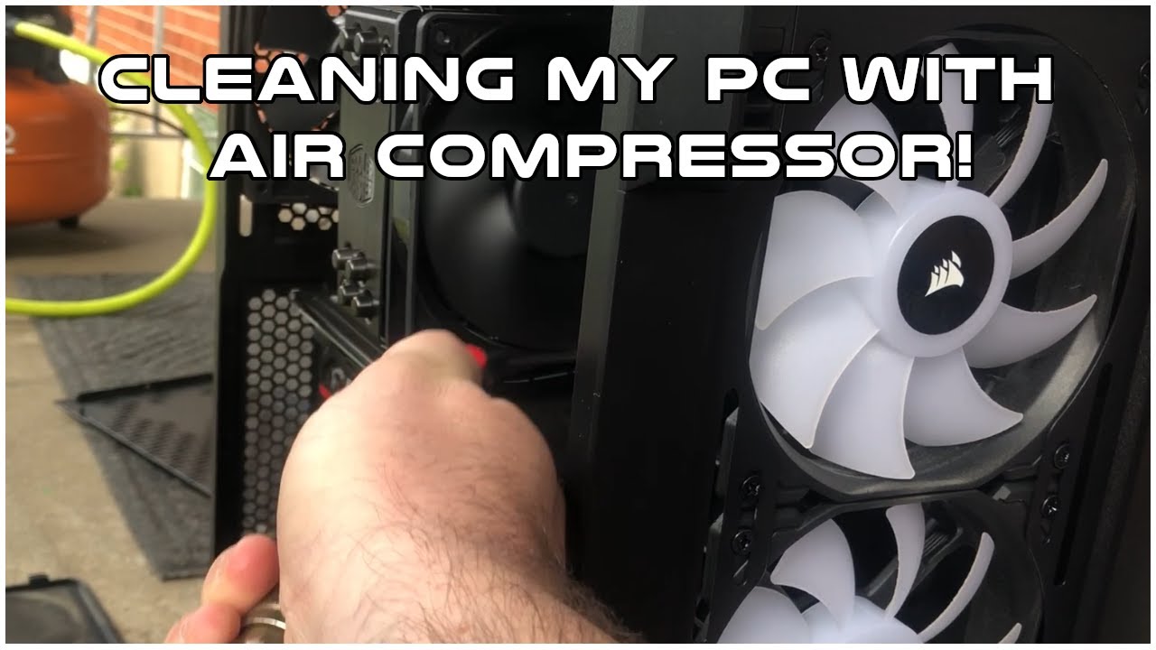 How to clean PC with Air compressor