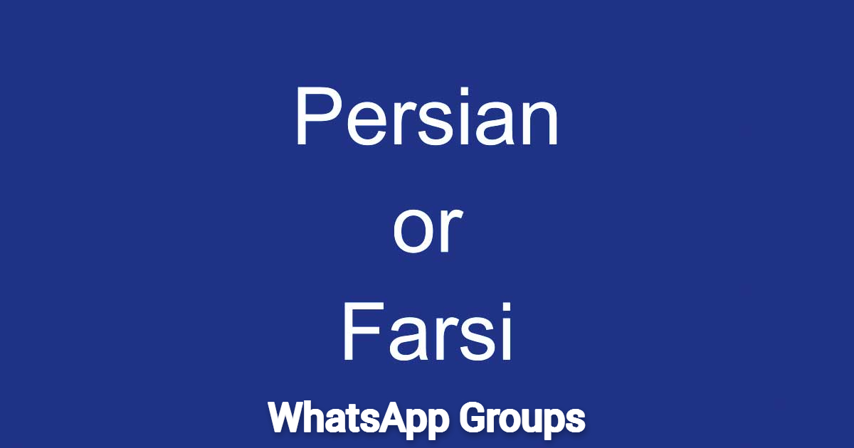 Persian WhatsApp Group Link