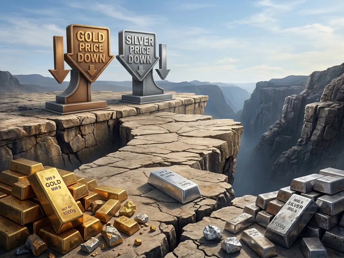Gold and silver have become cheaper in the local and global market