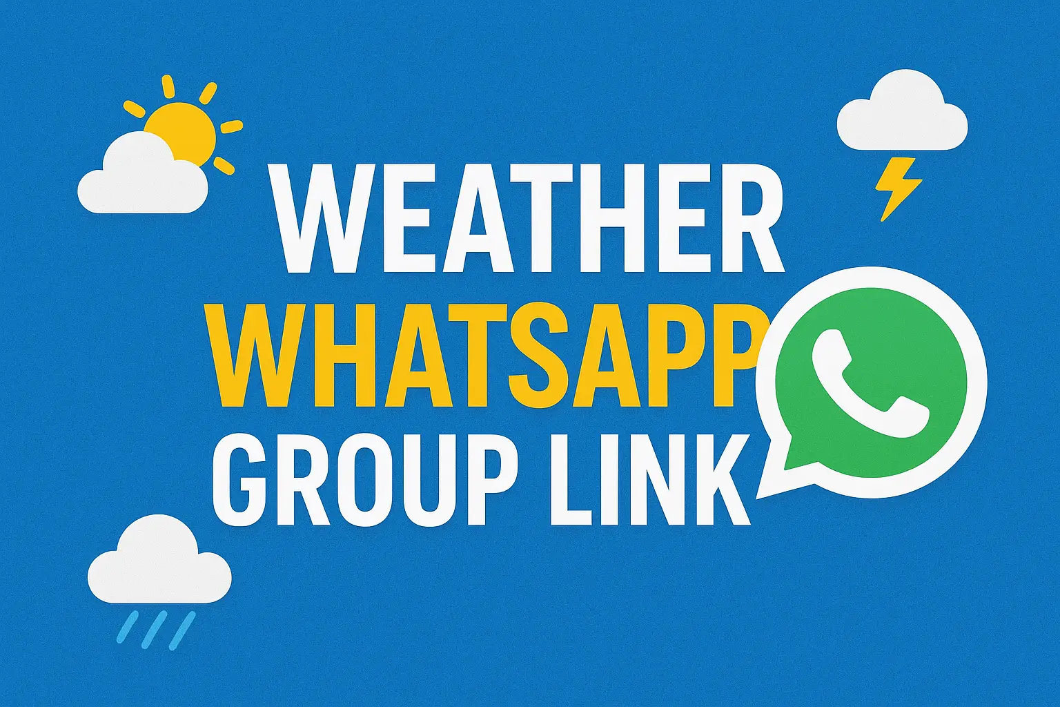 Weather WhatsApp Group Link Weather WhatsApp Group Link