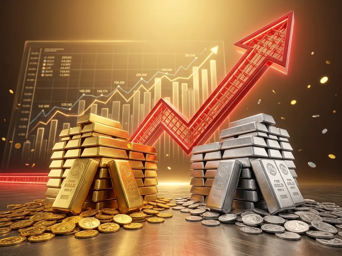 Gold and silver prices rise again after two days of decline