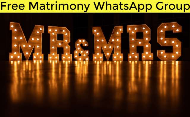 Free Matrimony WhatsApp Group Link