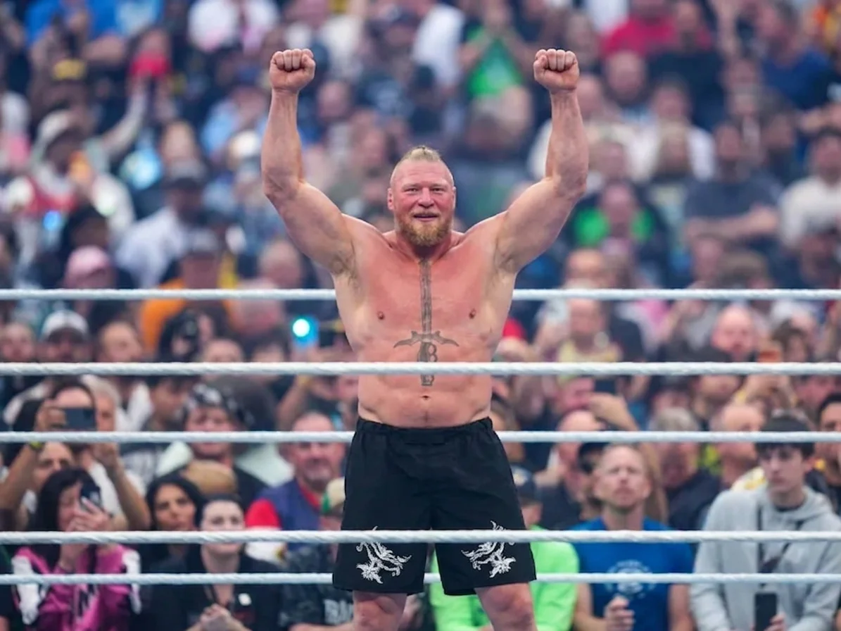 Brock Lesnar's dramatic retirement announcement at WrestleMania 42 surprises fans