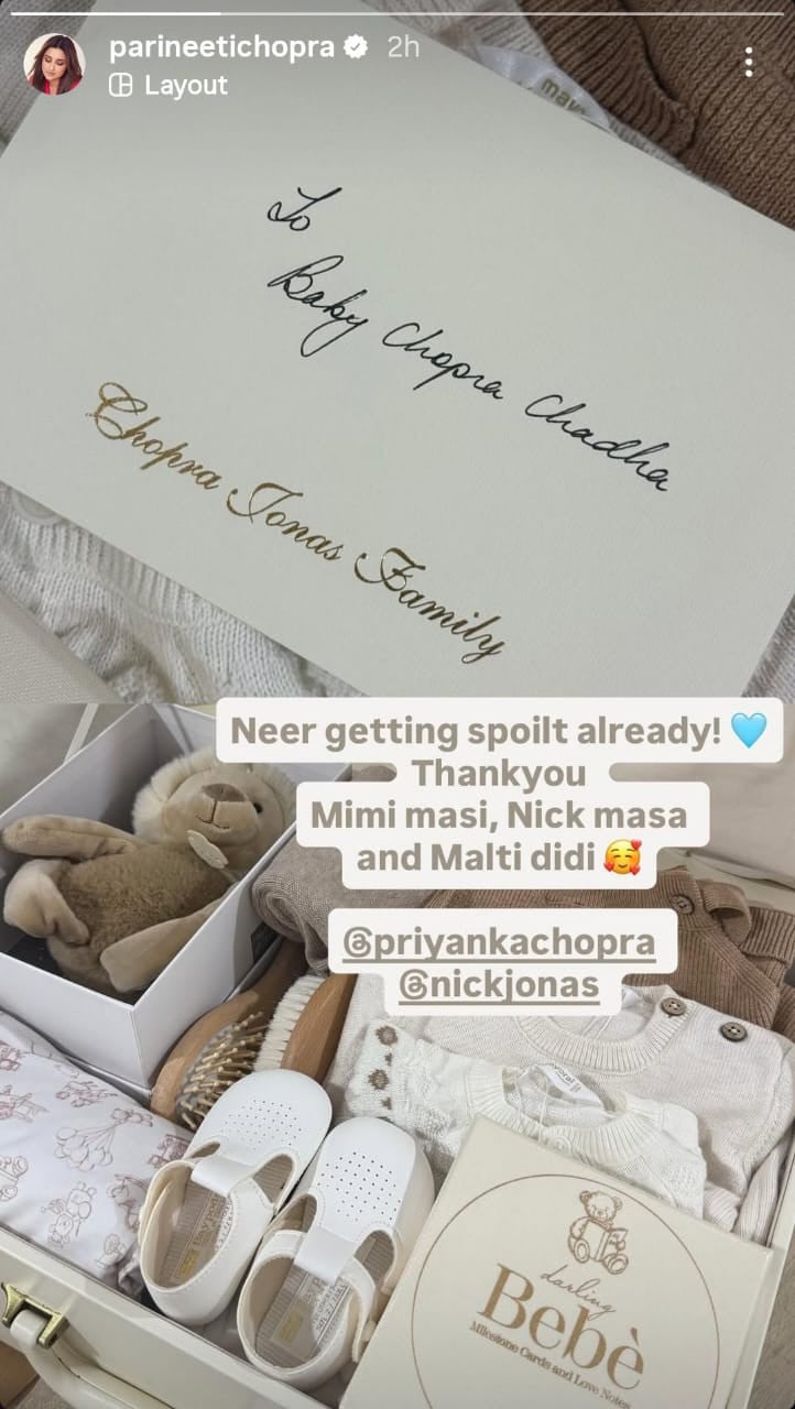Priyanka Chopra Sends Adorable Gift for Cousin Parineeti Chopra’s Newborn Son — Rumours of Rift Put to Rest