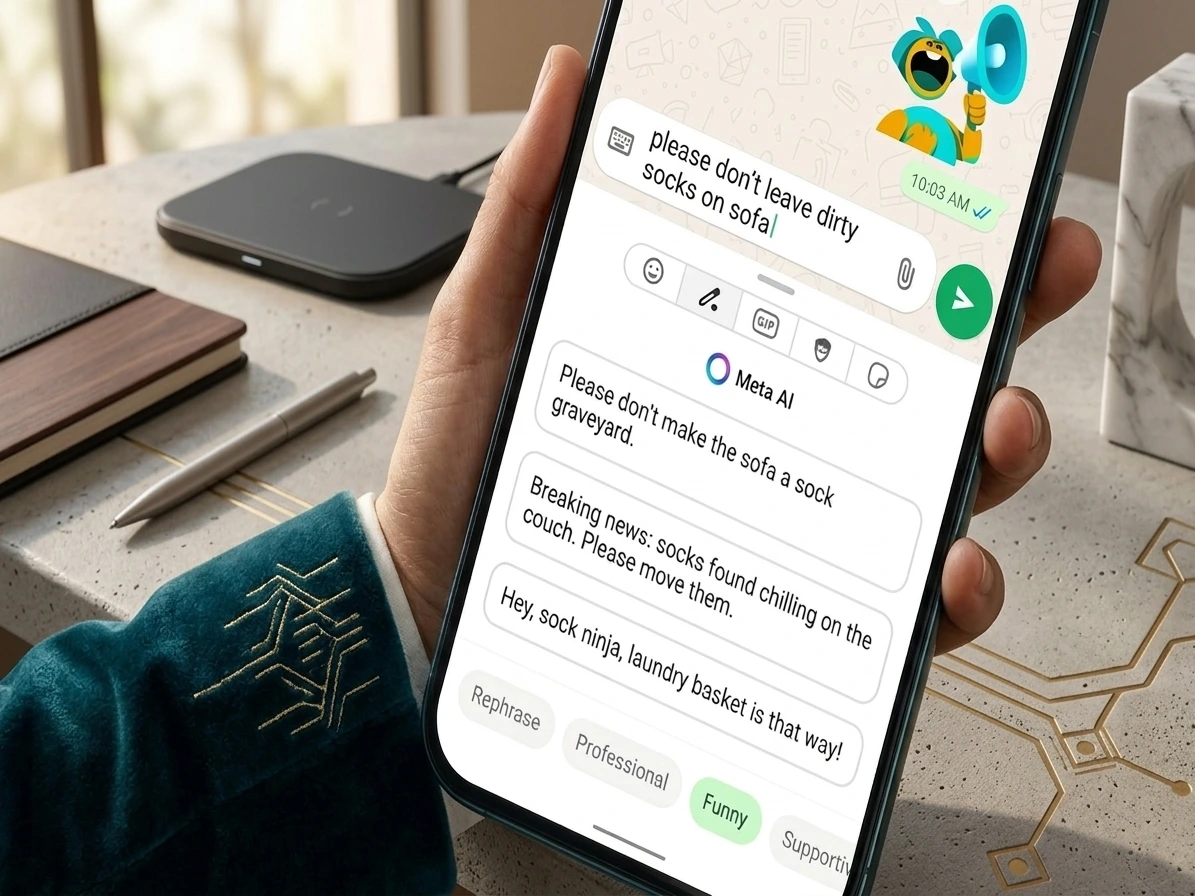 WhatsApp's new AI feature will help you write automatic replies