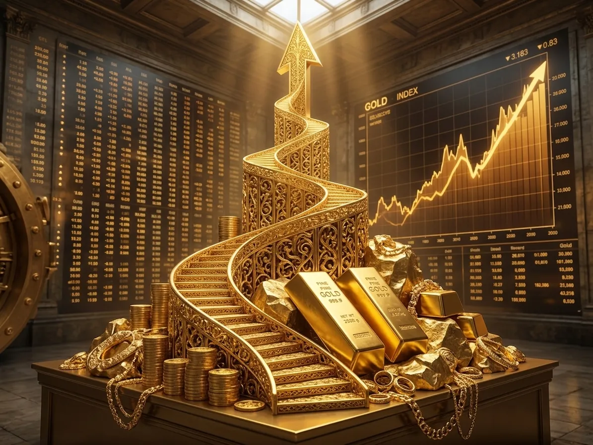 Gold price increases further, silver becomes cheaper