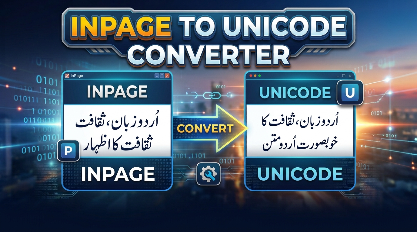 Inpage to Unicode Converter