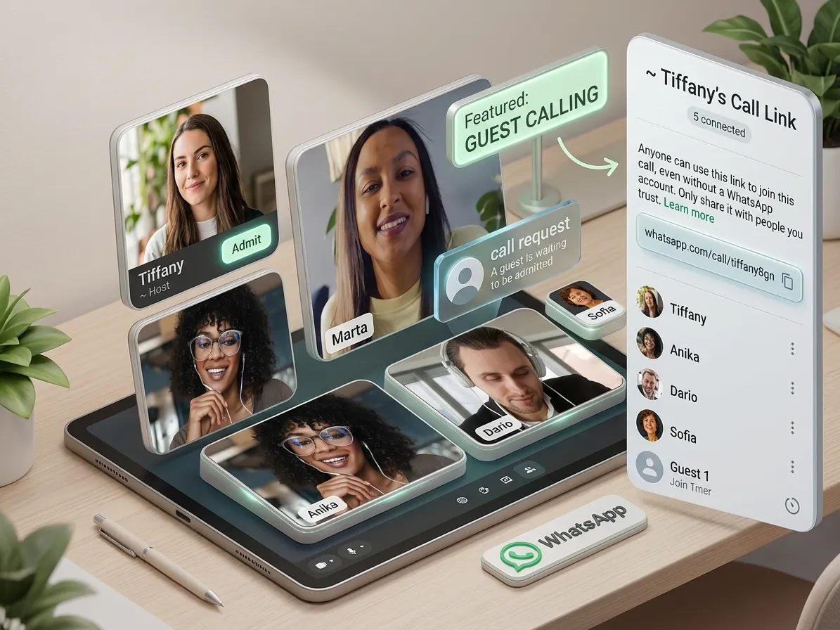 WhatsApp's new guest calling feature makes it possible to join calls even without an account
