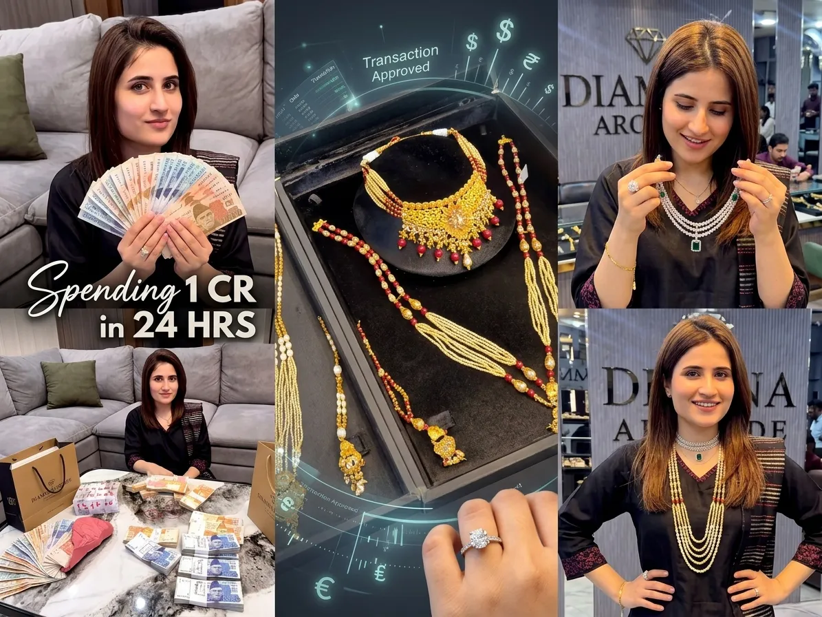 Criticism of Ducky Bhai and Aroob Jatoi's vlog featuring 10 million rupees in spending