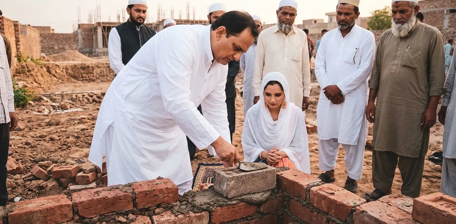 The truth behind the news of Sania Mirza donating land for a mosque has emerged