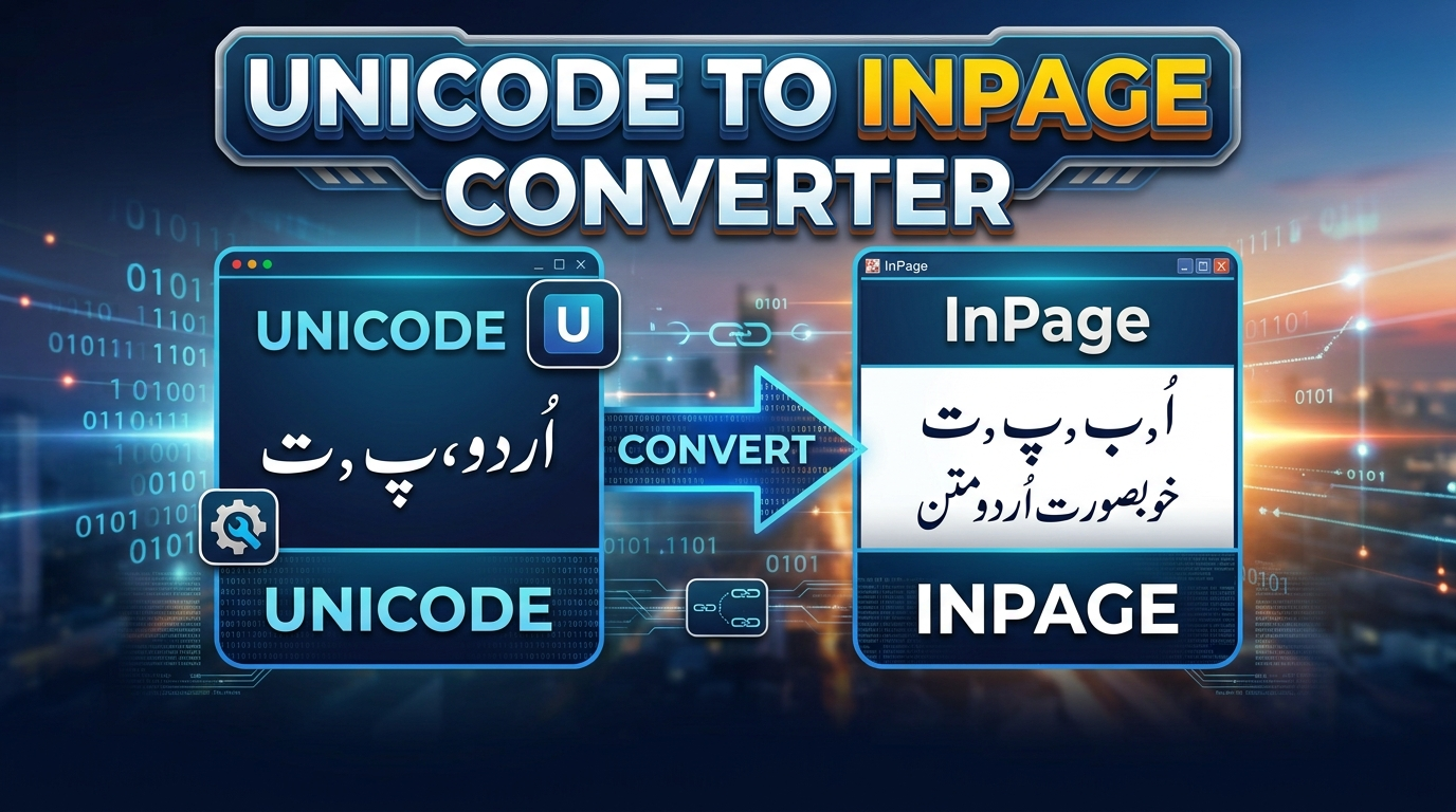 Unicode to Inpage Converter